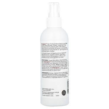 Hobe Labs, Energizer Hair Follicle Stimulator, 8 Oz UPC 076791002127 | Hilife Vitamins