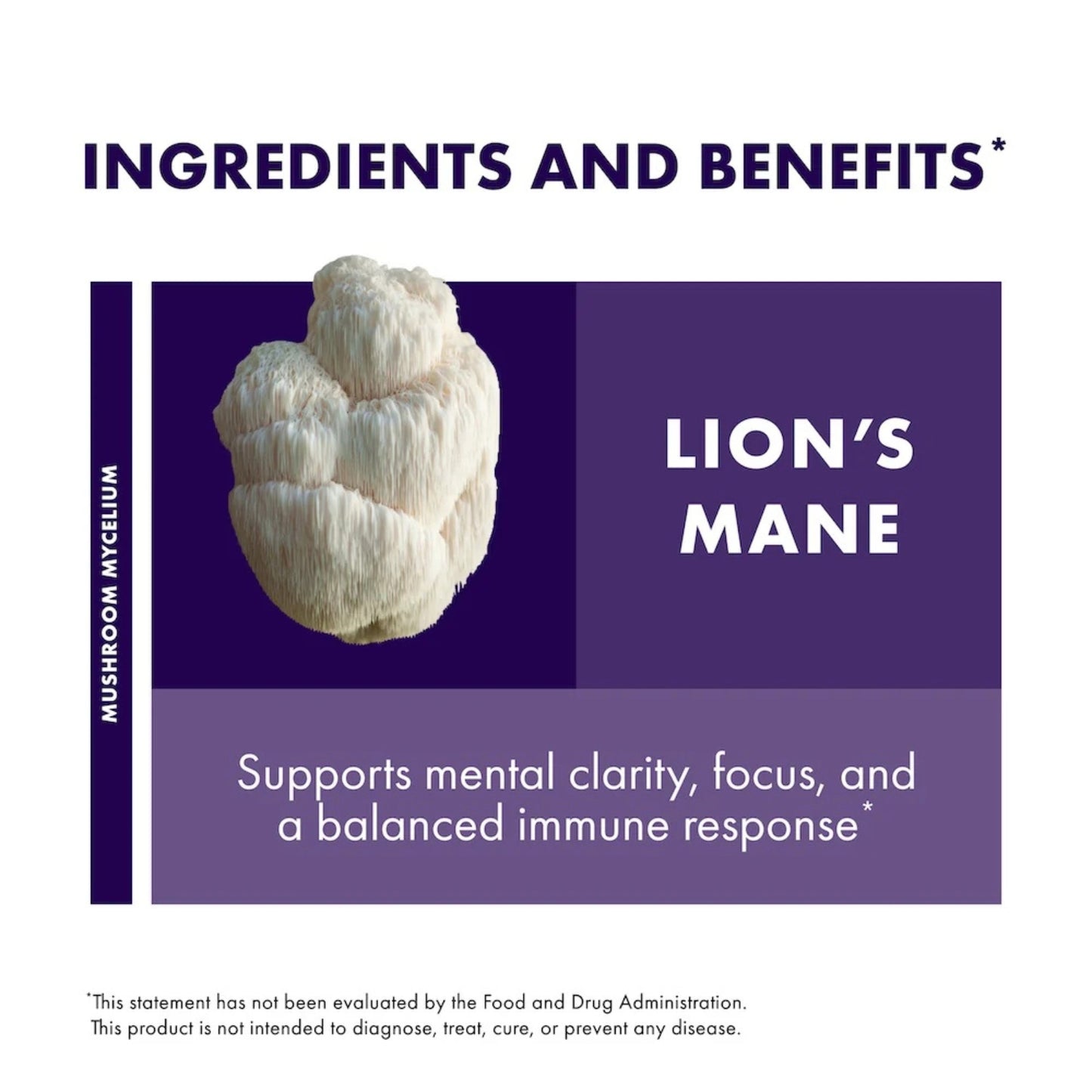 Host Defense, Lion's Mane Mushroom Mycelium Powder, 3.5 oz (100 g) UPC 633422306964 | Hilife Vitamins