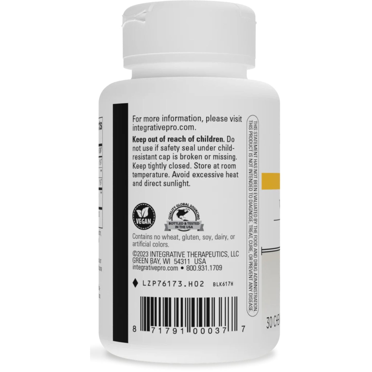 Integrative Therapeutics, Vitaline® CoQ10 (200mg), Chocolate Flavored, 30 Chewable Tablets UPC 871791000377 | HiLife Vitamins