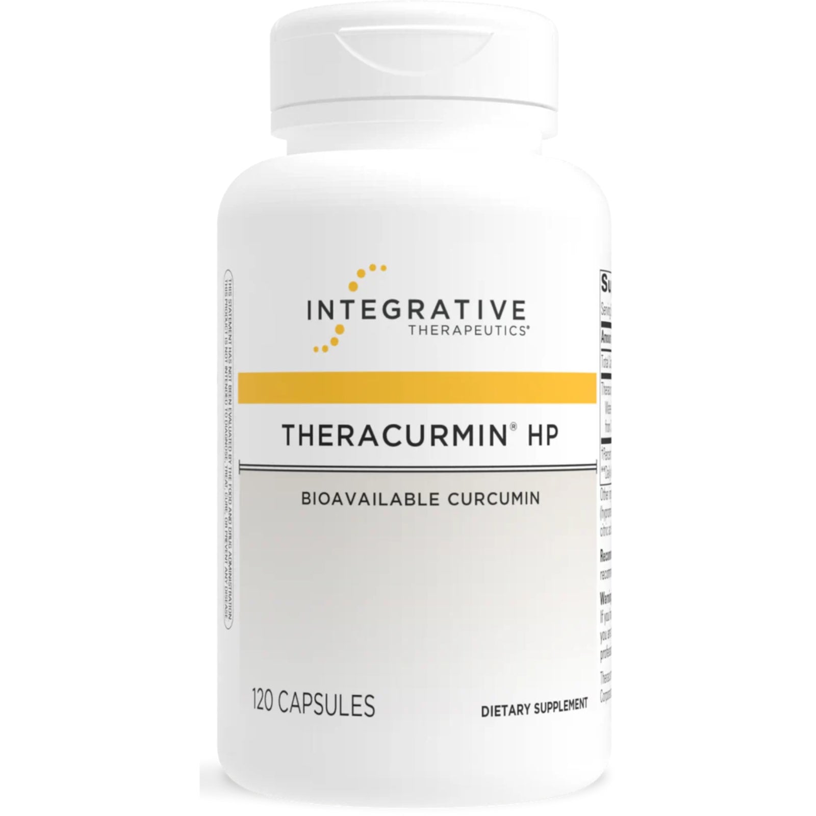 Integrative Therapeutics, Theracurmin® HP, 120 Capsules UPC 871791113329 | HiLife Vitamins