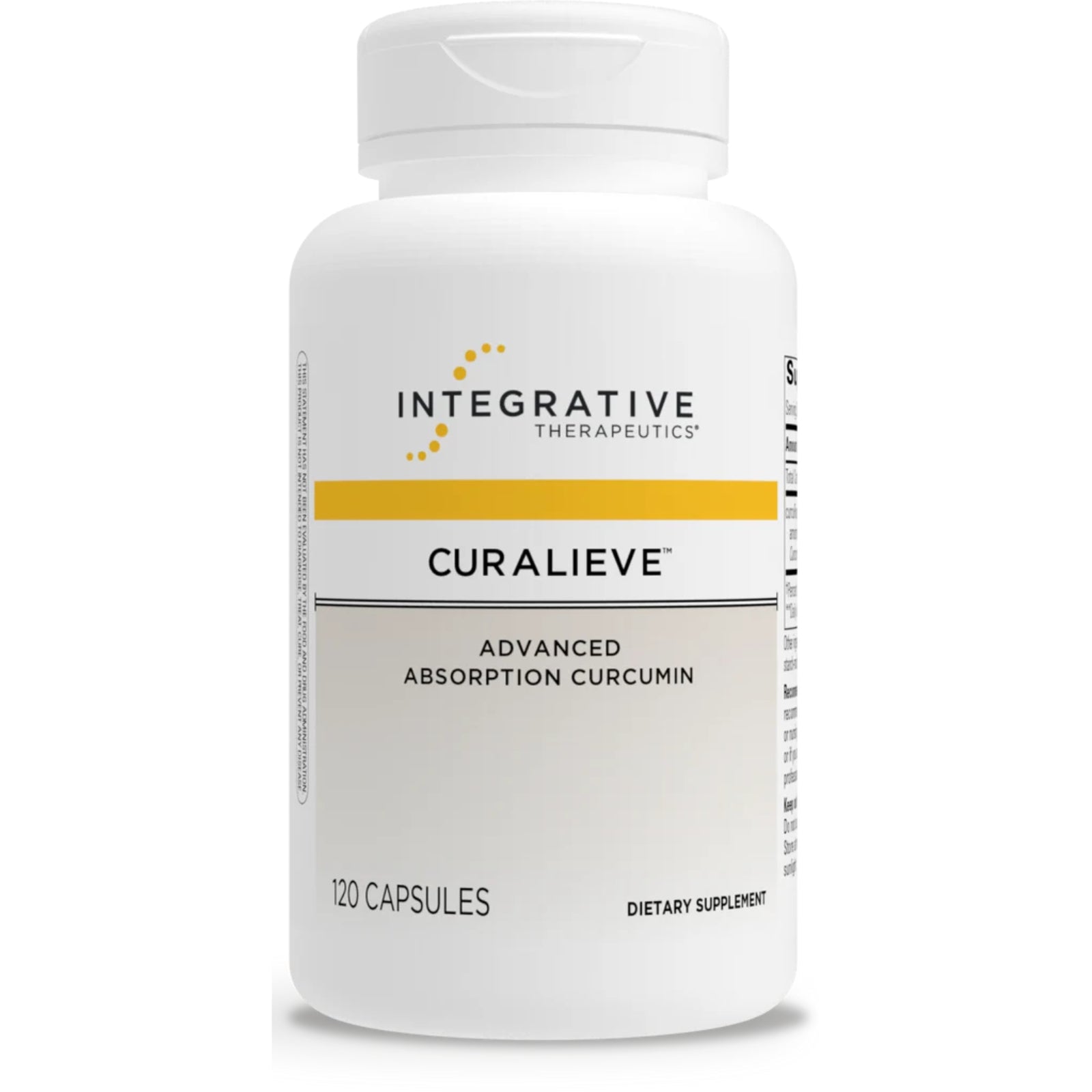 Integrative Therapeutics, Curalieve, 120 Capsules UPC 871791110380 | HiLife Vitamins