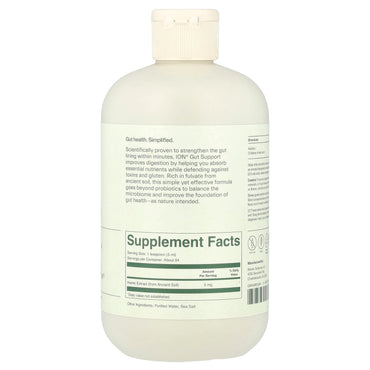 ION Intelligence of Nature, Gut Support, 16 fl oz (473 ml) liquid UPC 858562007407 | HiLife Vitamins