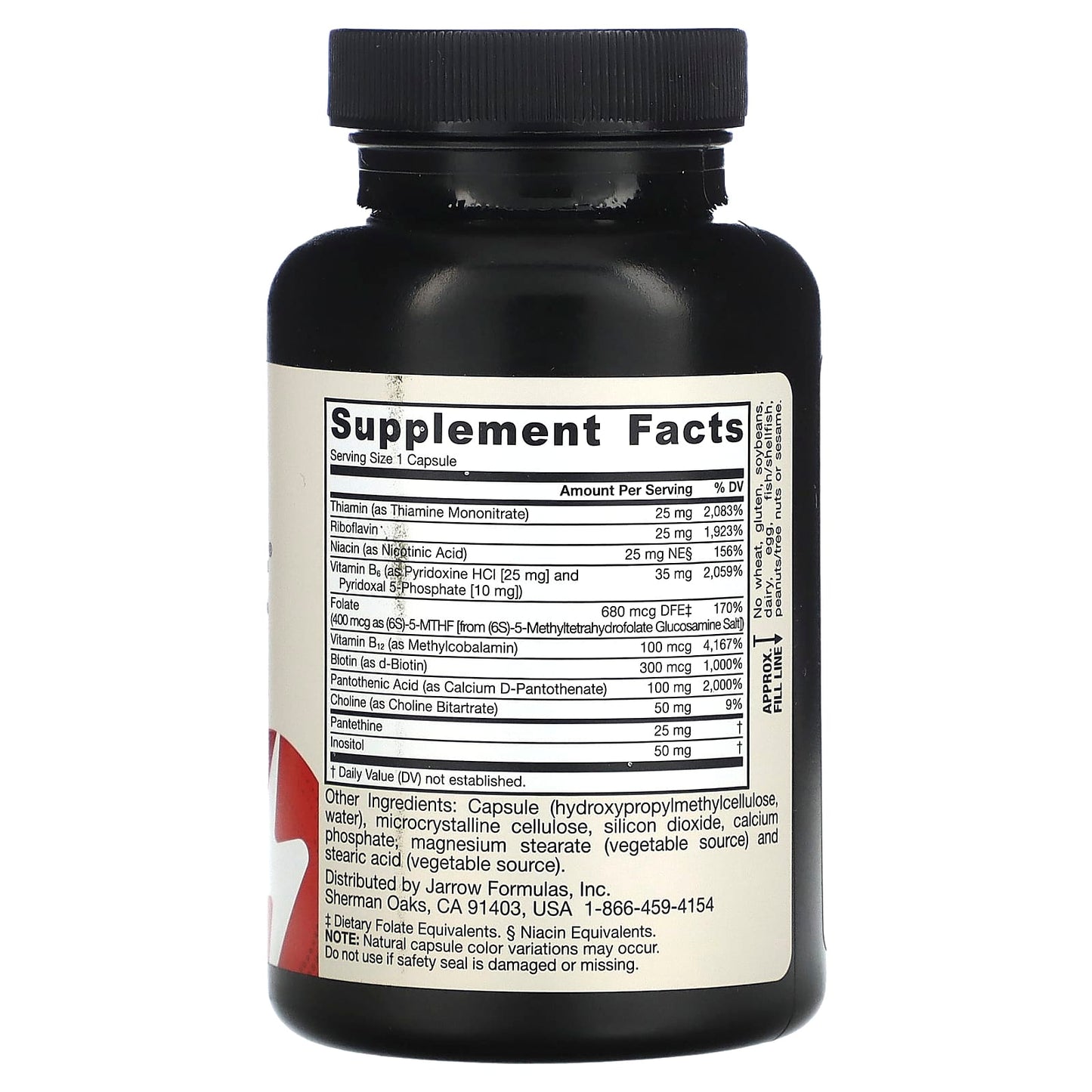 Jarrow Formulas, B-Right, 100 Veggie Caps UPC 790011010067 | HiLife Vitamins