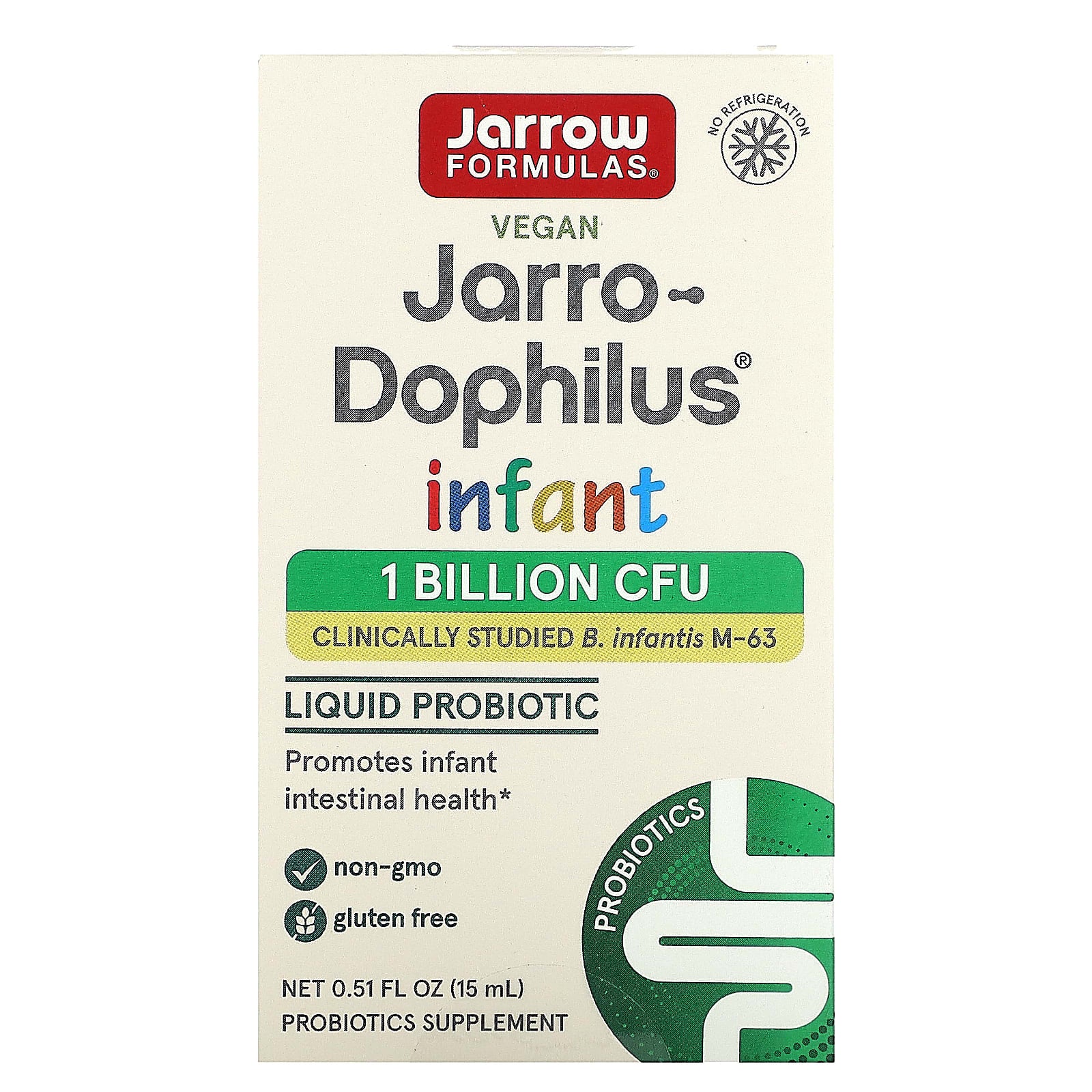 Jarrow Formulas, Jarro-Dophilus Infant, Probiotics Drops, 15 ML UPC 790011030140 | HiLife Vitamins