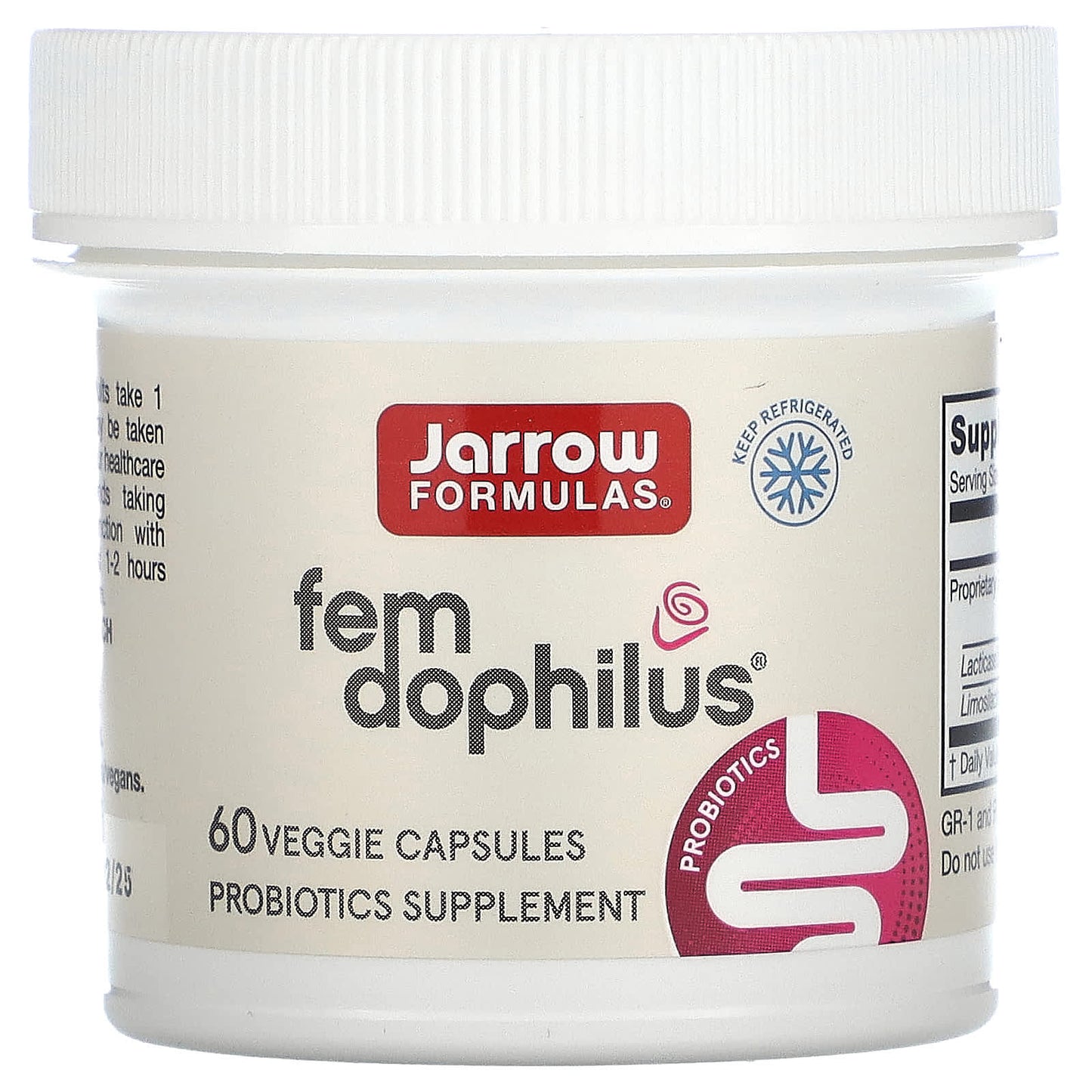Jarrow Formulas, Fem-Dophilus, 60 Capsules UPC 790011030300 | HiLife Vitamins