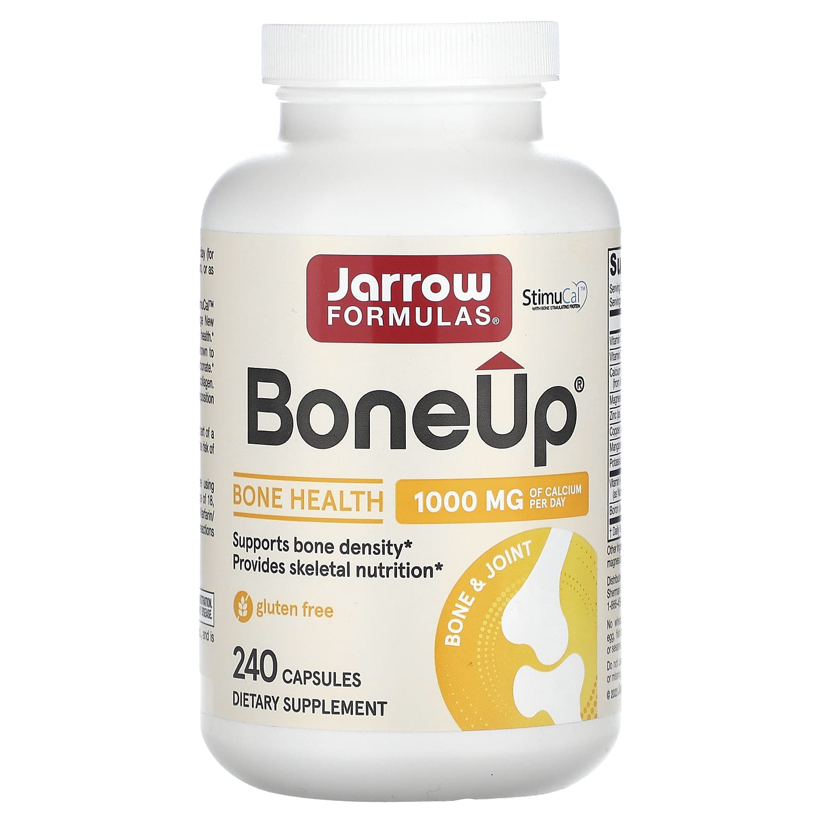Jarrow Formulas, Bone-Up, 240 Capsules UPC 790011040033 | HiLife Vitamins