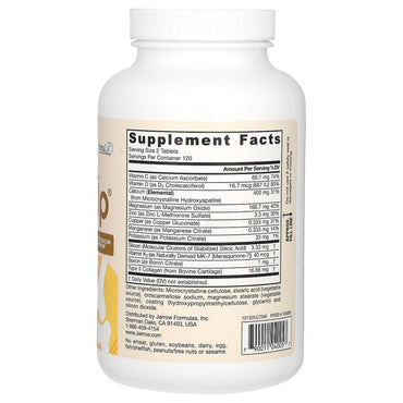 Jarrow Formulas, Ultra BoneUp, 240 Tablets UPC 790011040057 | HiLife Vitamins