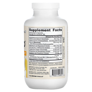 Jarrow Formulas, Bone-Up, 360 Capsules UPC 790011048053 | HiLife Vitamins