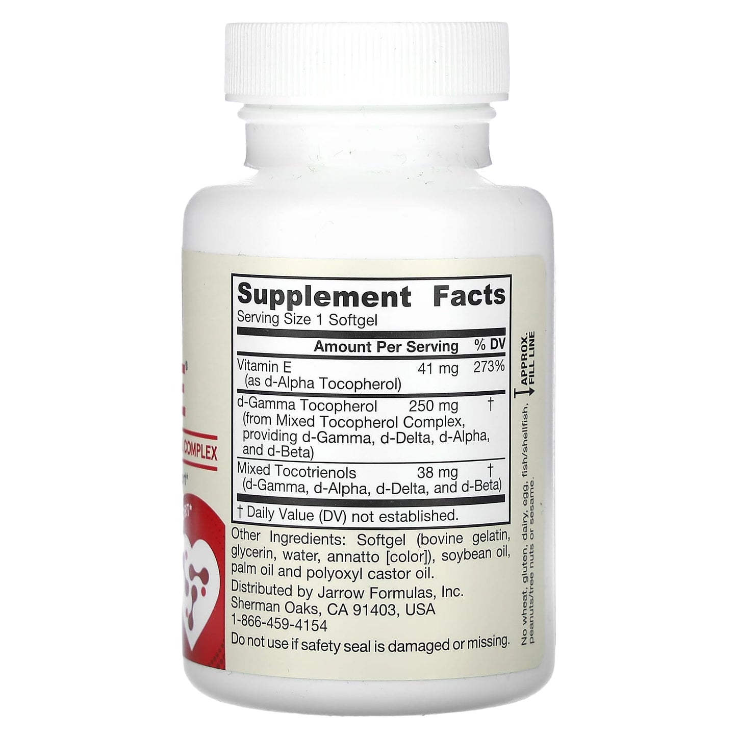 Jarrow Formulas, Famil-E, 60 Softgels UPC 790011120285 | HiLife Vitamins