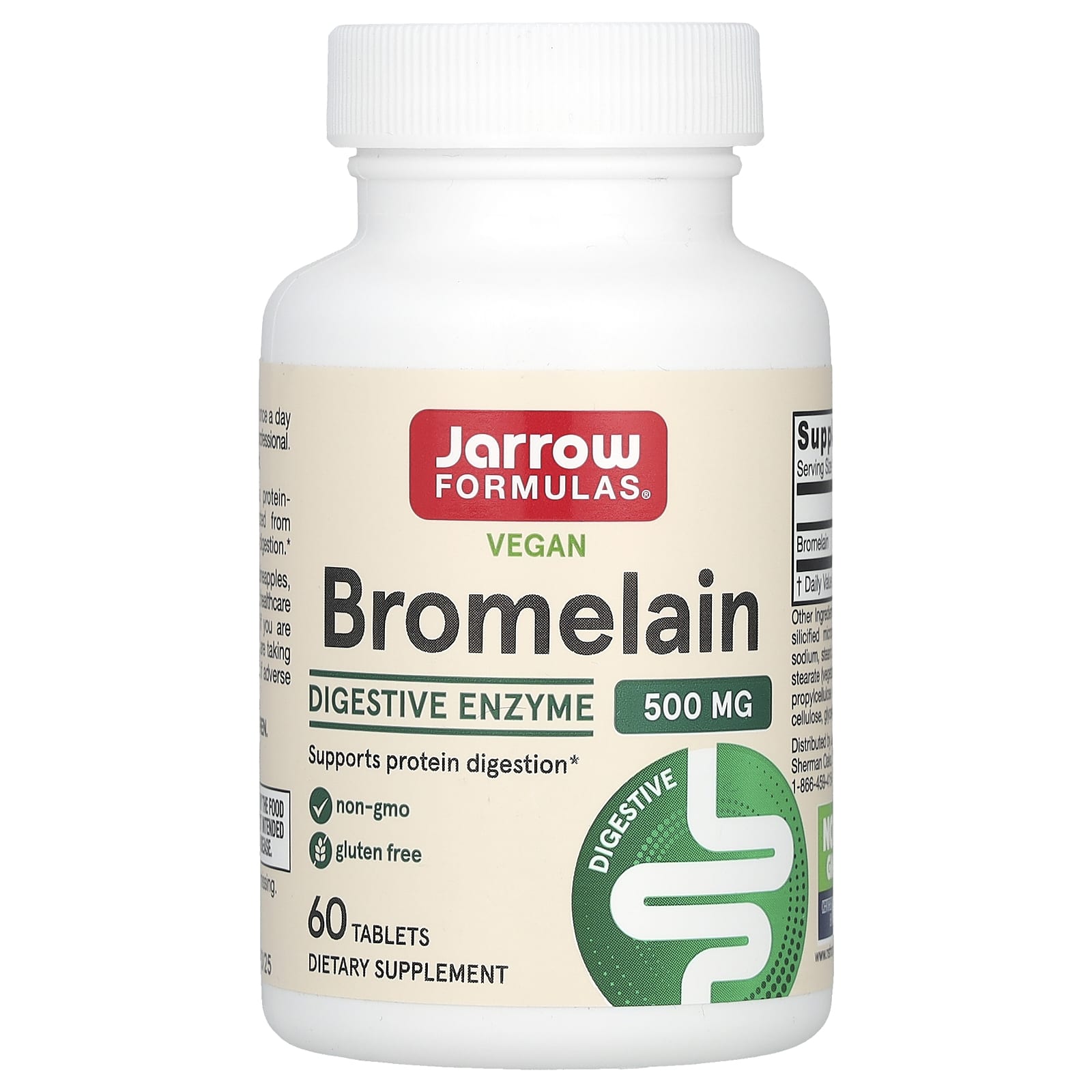Jarrow Formulas, Bromelain, 1,000 GDU, 60 Tablets UPC 790011230069 | HiLife Vitamins