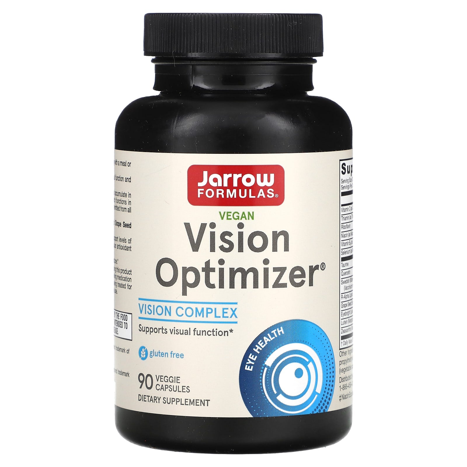 Jarrow Formulas, Vision Optimizer, 90 Capsules UPC 790011290032 | HiLife Vitamins