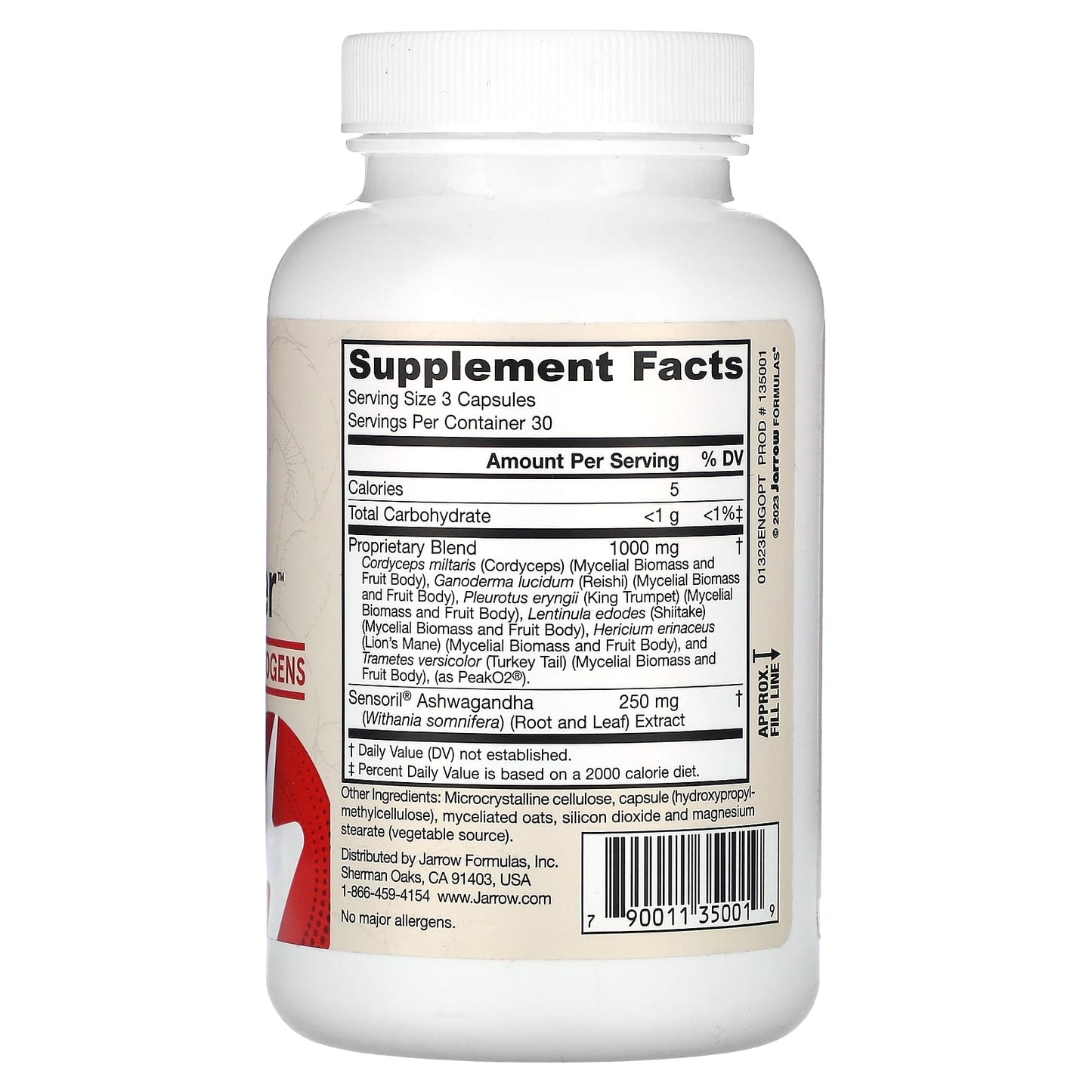 Jarrow Formulas, Energy Optimizer™, 90 Veggie Capsules UPC 790011350019 | HiLife Vitamins