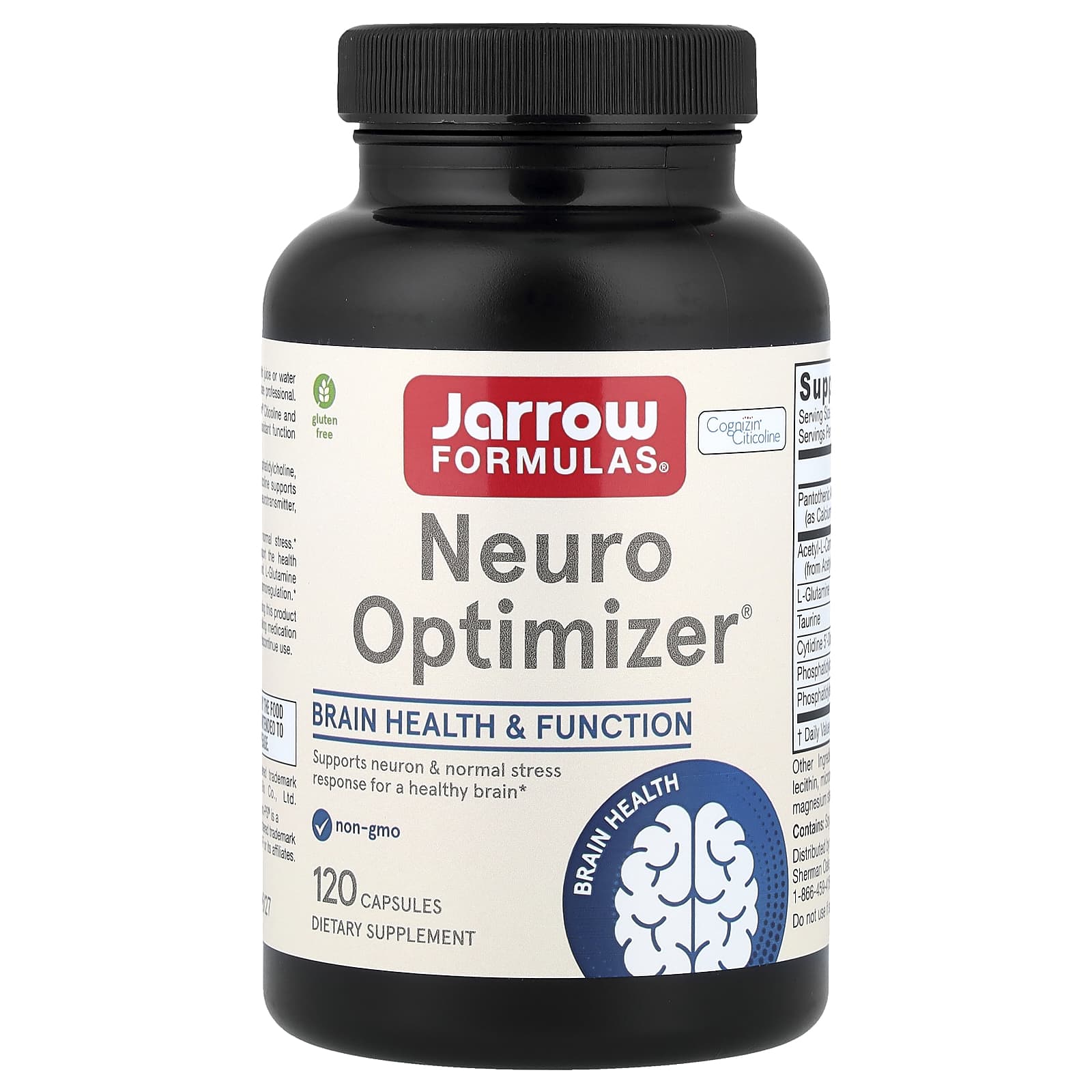 Jarrow Formulas, Neuro Optimizer, 120 Capsules UPC 790011560012 | HiLife Vitamins