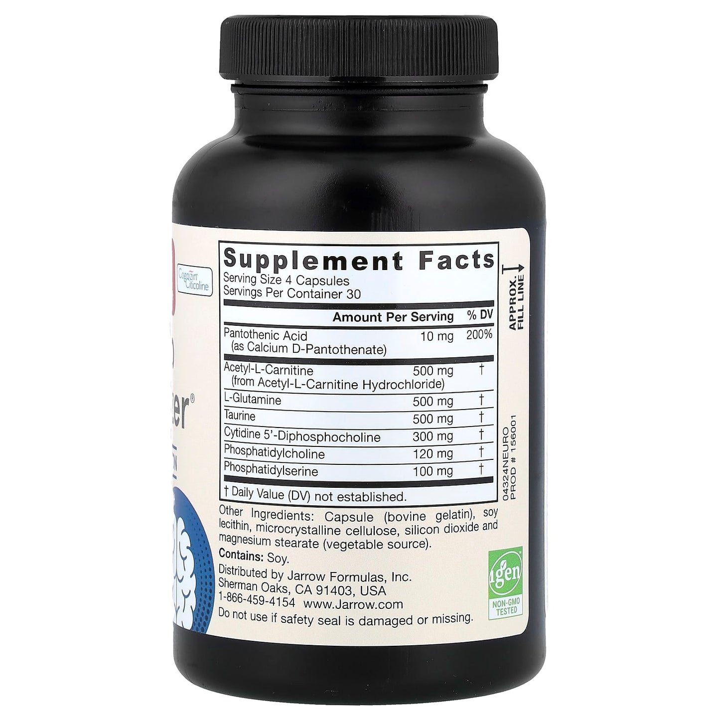 Jarrow Formulas, Neuro Optimizer, 120 Capsules UPC 790011560012 | HiLife Vitamins