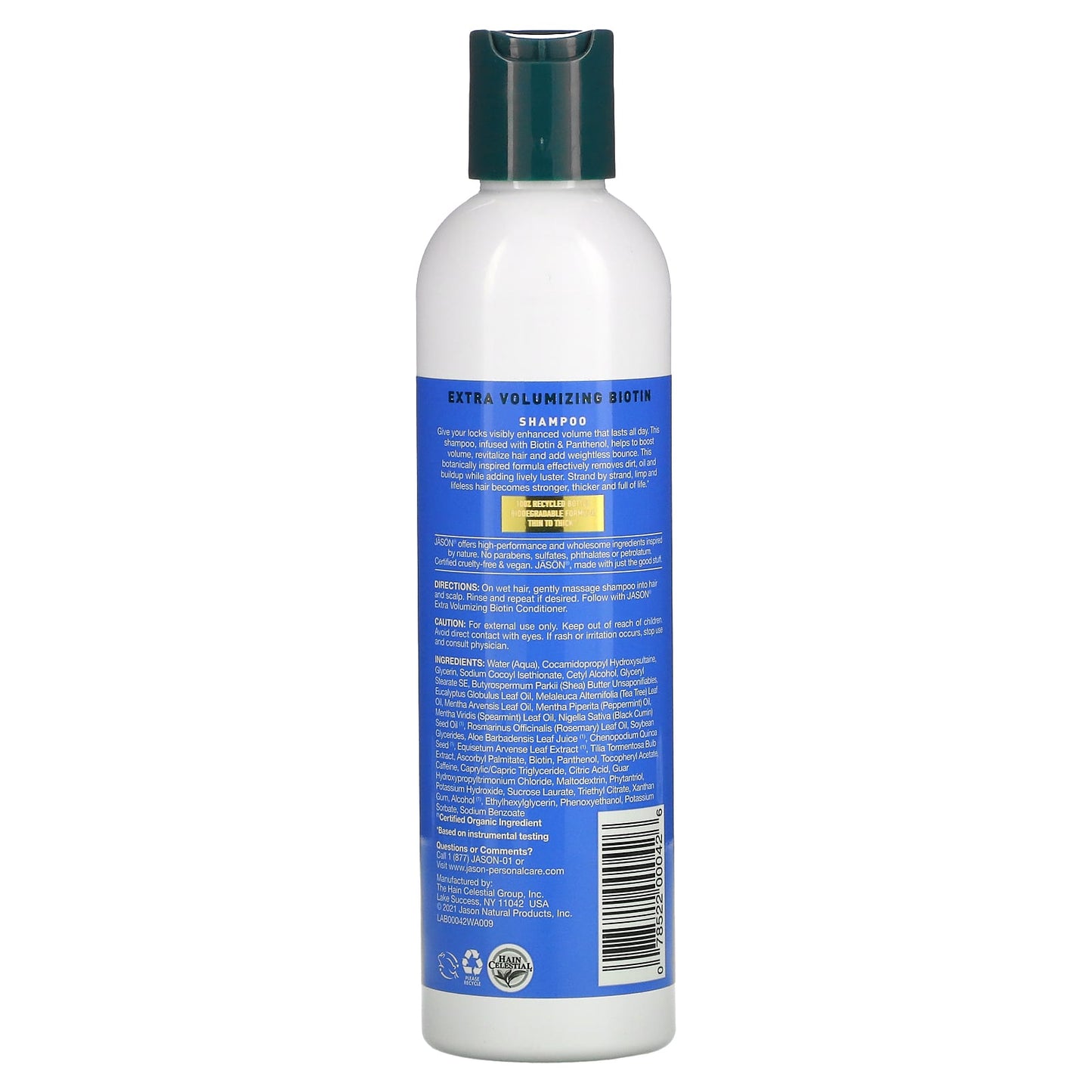 Jason, Thin to Thick Shampoo, 8 Oz UPC 078522000426 | HiLife Vitamins