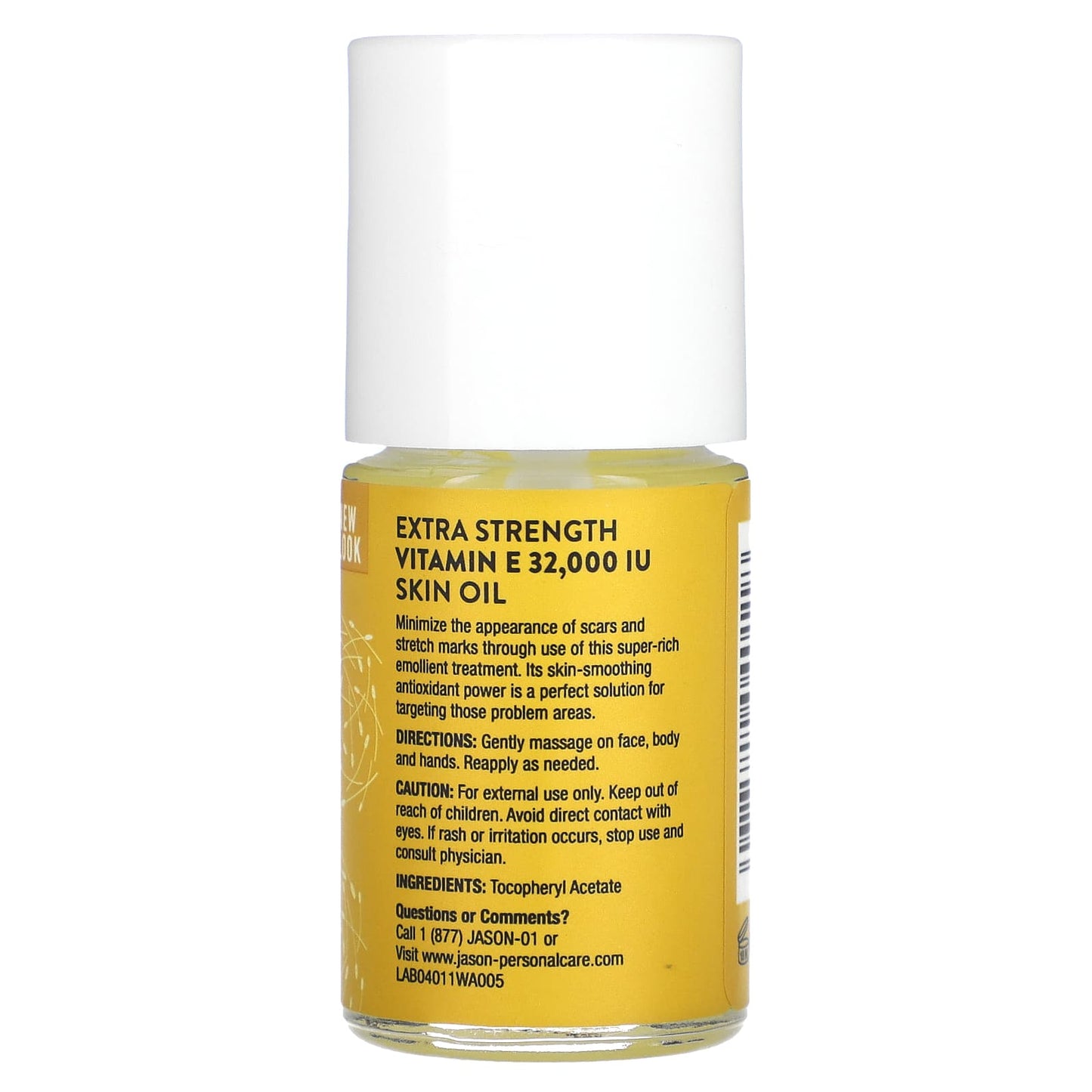 Jason, Vitamin E Oil 32,000 IU w/Wand, 1.1 Oz UPC 078522040118 | HiLife Vitamins