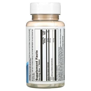 Kal, Betaine HCl+ 250mg, 100 Tablets UPC 021245102656 | HiLife Vitamins