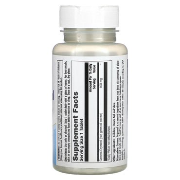Kal, Gamma Oryzanol, 100 mg, 100 Tablets UPC 021245106852 | HiLife Vitamins