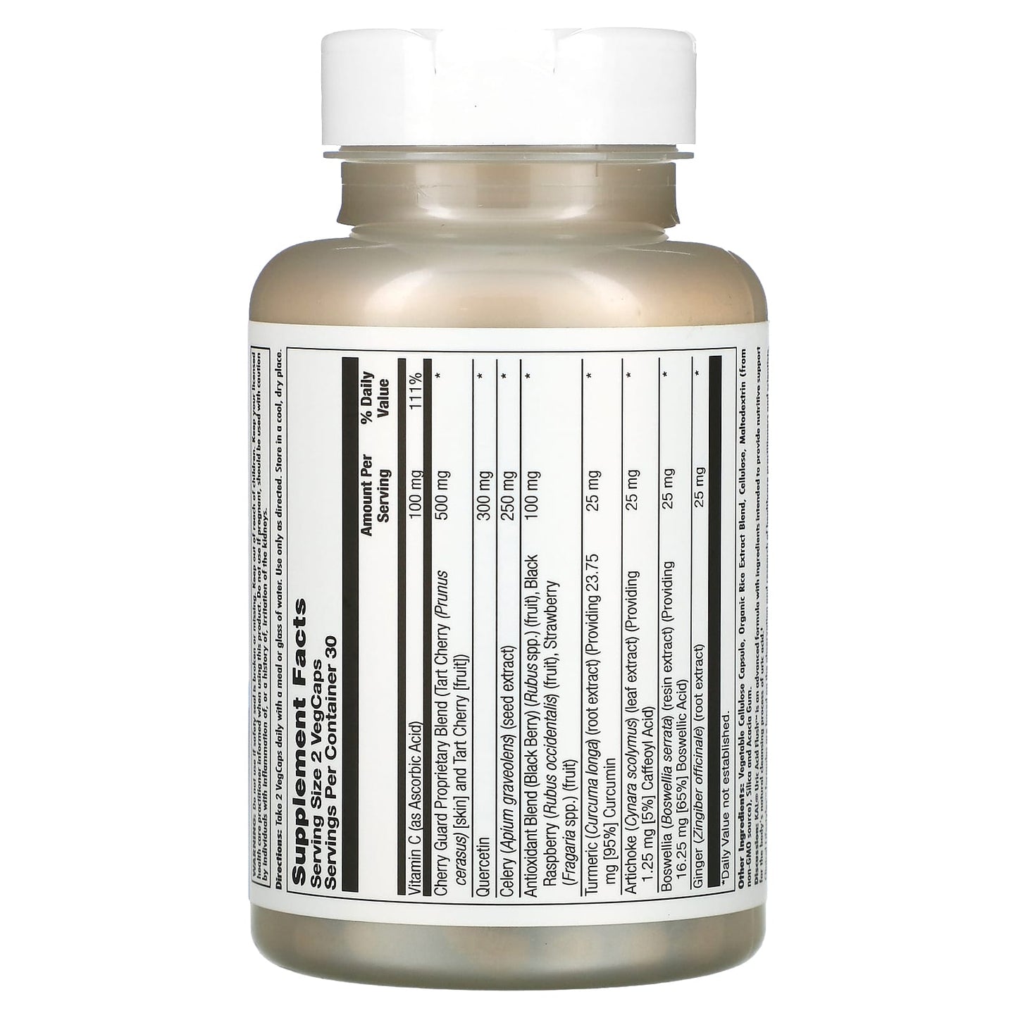 Kal, Uric Acid Flush, 60 Capsules UPC 021245221074 | HiLife Vitamins