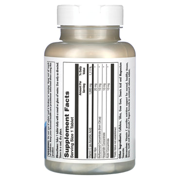 Kal, C 1000+ Sustainable Release, 100 Tablets UPC 021245562146 | HiLife Vitamins