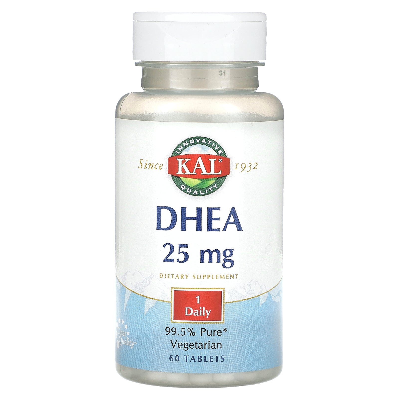 Kal, DHEA, 25 mg, 60 Tablets UPC 021245667063 | HiLife Vitamins