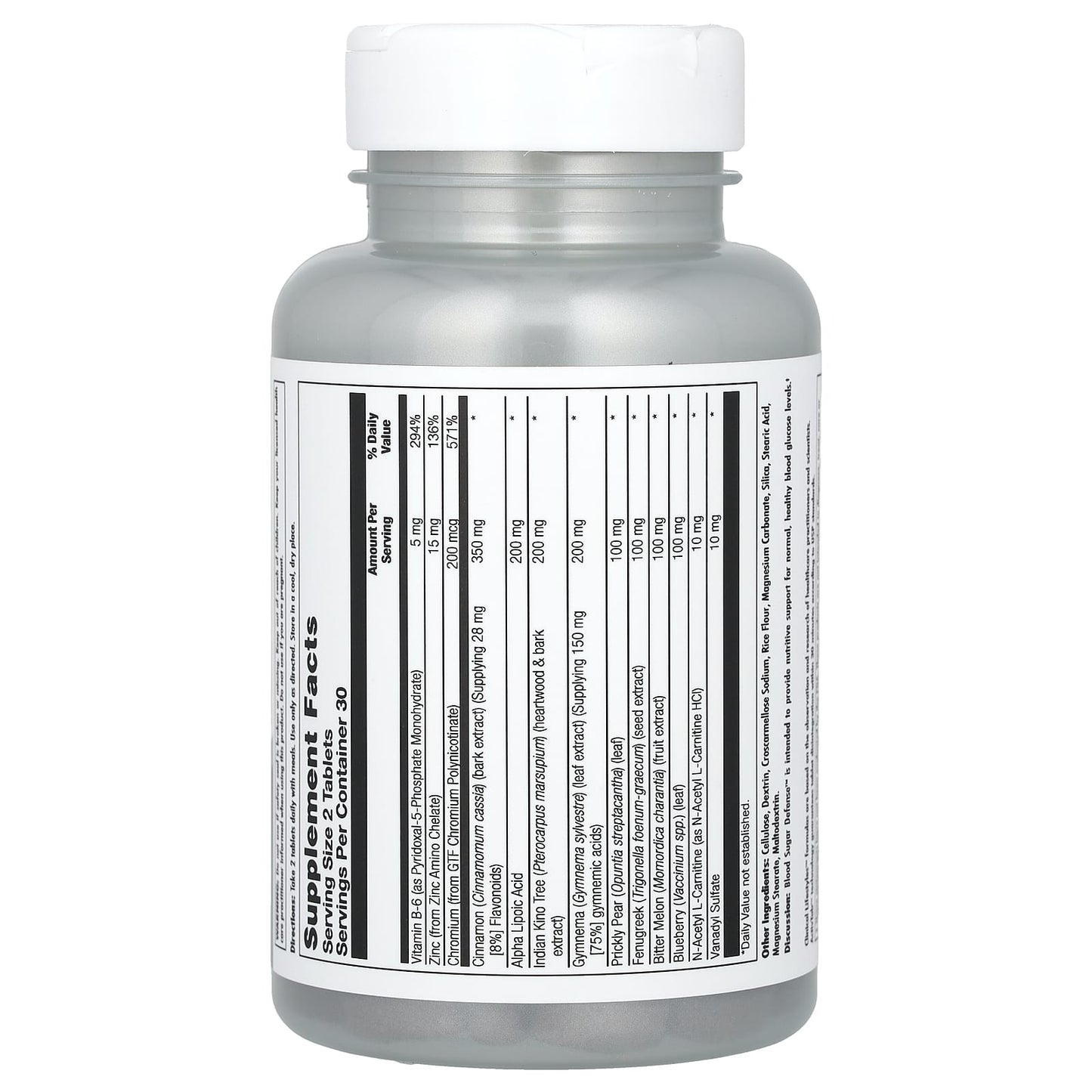 Kal, Blood Sugar Defense, 60 Tablets UPC 021245672043 | HiLife Vitamins