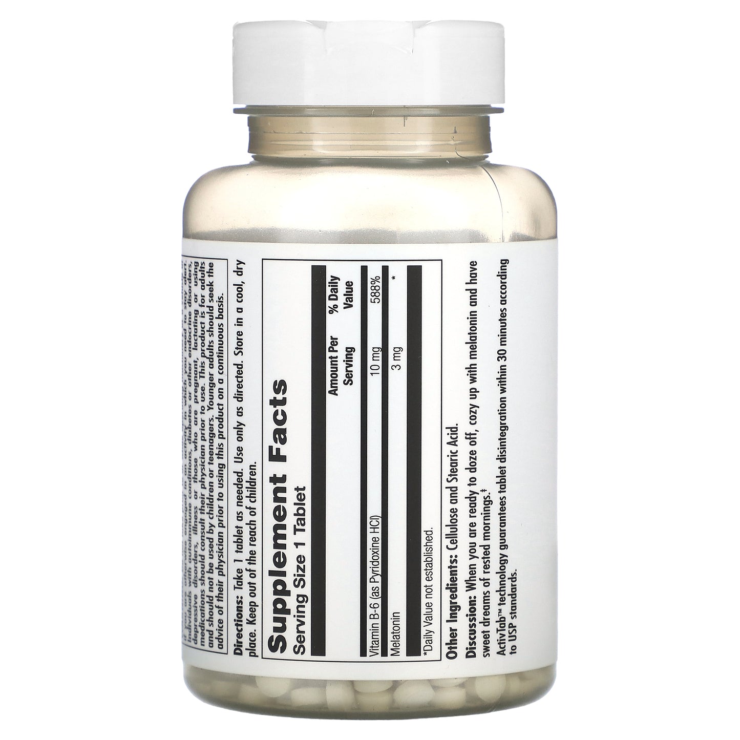 Kal, Melatonin, 3 mg, 120 Tablets UPC 021245753124 | HiLife Vitamins