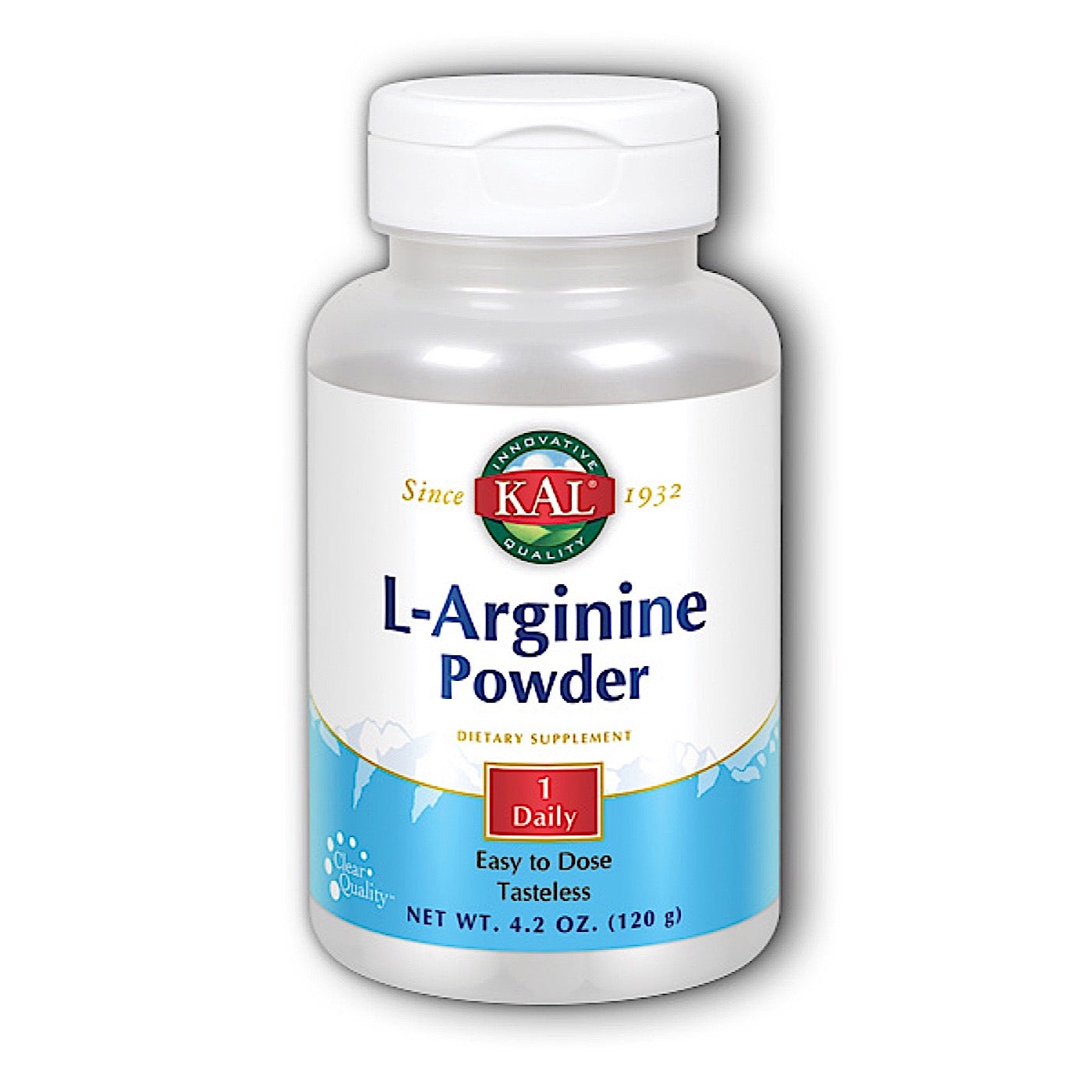 Kal, L-Arginine Unflavored Powder, 4.2 oz UPC 021245794523 | HiLife Vitamins