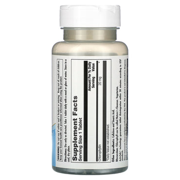 Kal, Chlorophyll, 100 Tablets UPC 021245806912 | HiLife Vitamins