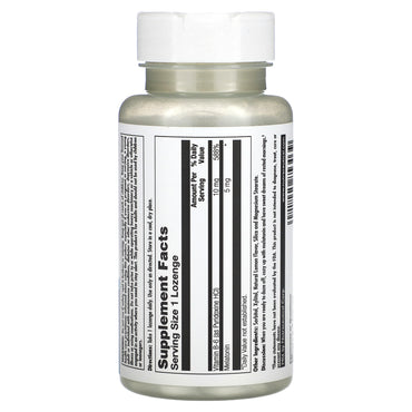 Kal, Melatonin, Lemon, 5 mg, 30 Lozenges UPC 021245853039 | HiLife Vitamins
