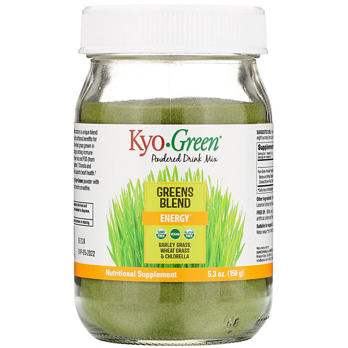 Kyolic, Kyo-Green No Maltodextrin, 5.3 Oz UPC 023542700504 | Hilife Vitamins