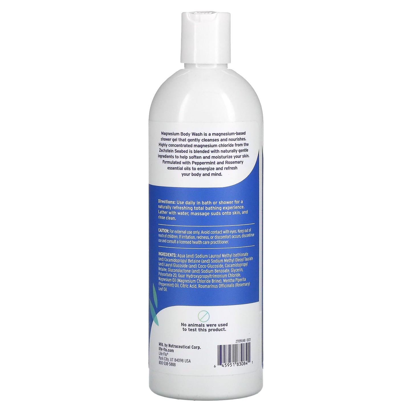 Life-Flo, Magnesium Body Wash, 16 Oz Liquid UPC 645951830841 | HiLife Vitamins