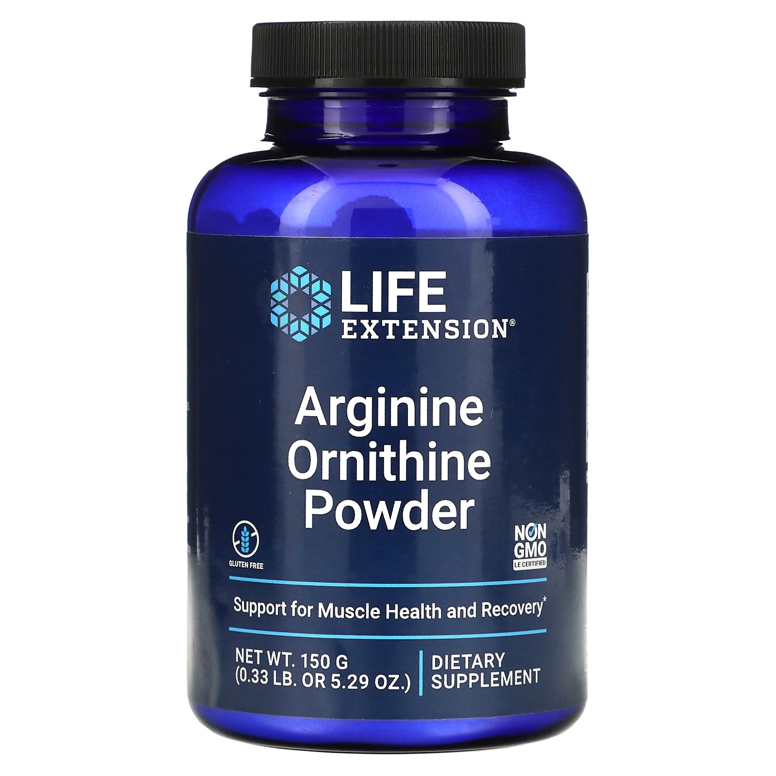 Life Extension, Arginine Ornithine Powder, 5.29 Oz UPC 737870038153 | HiLife Vitamins