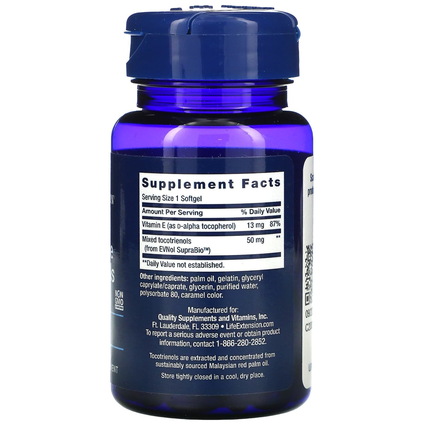 Life Extension, Super Absorbable Tocotrienols, 60 Softgels UPC 737870140061 | HiLife Vitamins