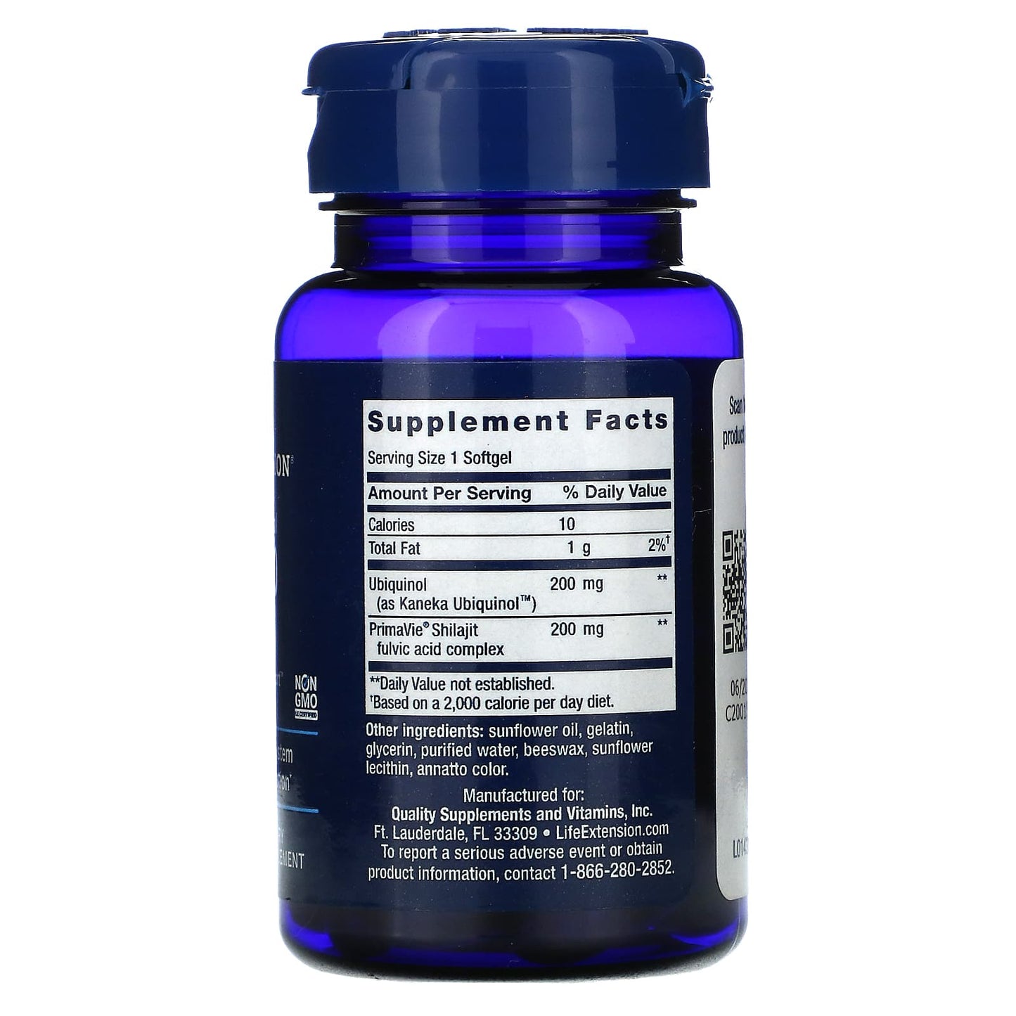 Life Extension, Super Ubiquinol CoQ10 with En, 30 Softgels UPC 737870143123 | HiLife Vitamins