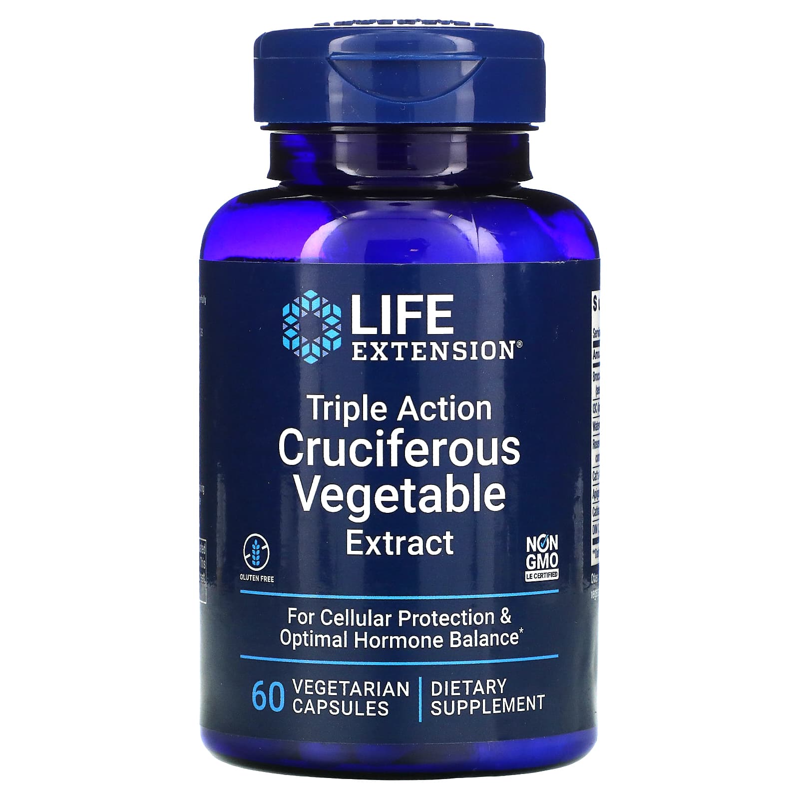 Life Extension, Triple Action Cruciferous Veg, 60 Capsules UPC 737870146865 | HiLife Vitamins