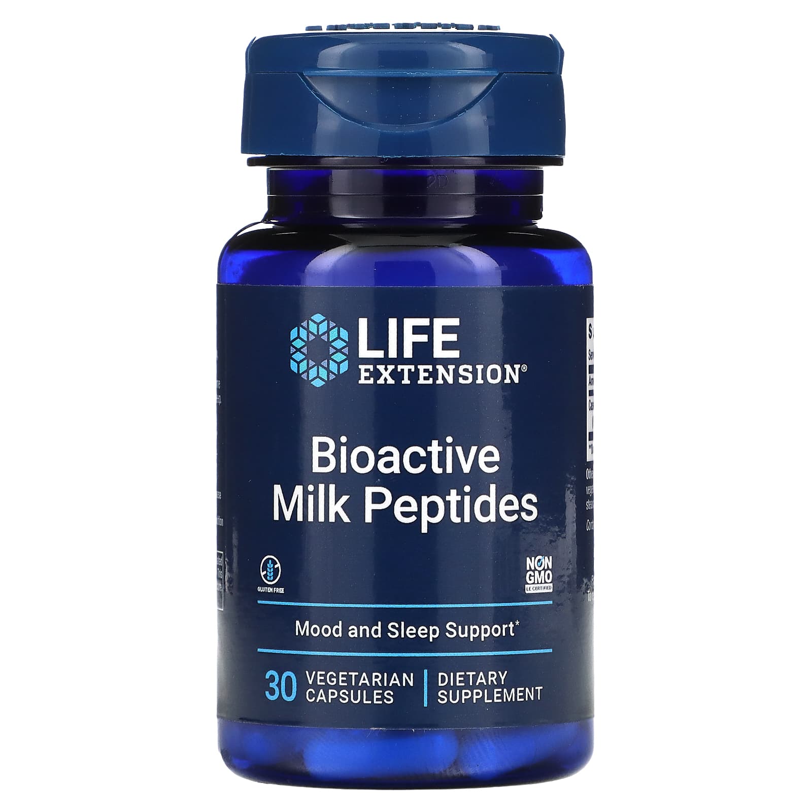 Life Extension, Bioactive Milk Peptides, 30 Capsules UPC 737870151234 | HiLife Vitamins