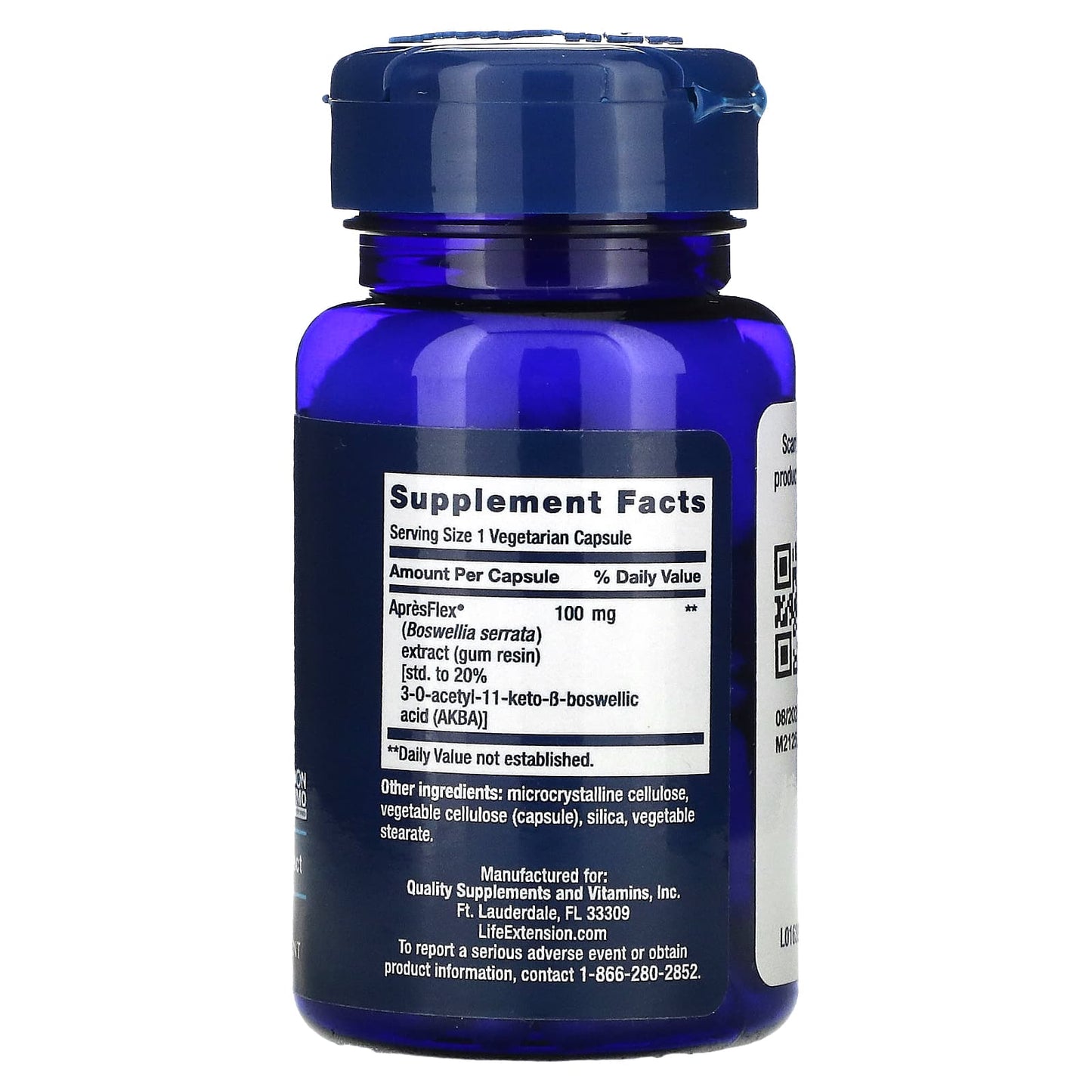 Life Extension, 5-LOX Inhibitor with ApresFle, 60 Capsules UPC 737870163961 | HiLife Vitamins