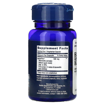 Life Extension, 5-LOX Inhibitor with ApresFle, 60 Capsules UPC 737870163961 | HiLife Vitamins