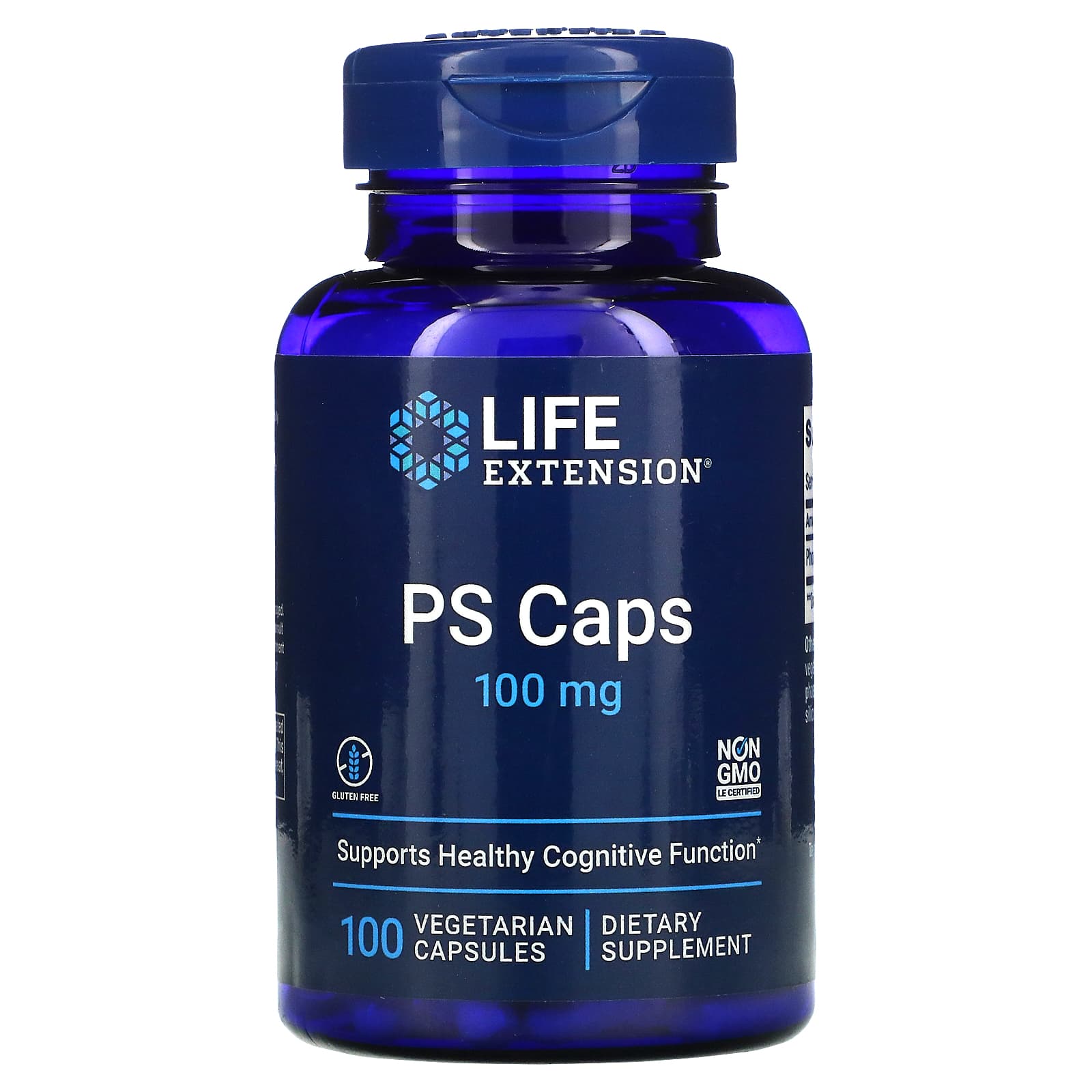 Life Extension, PS Caps, 100 mg, 100 Capsules UPC 737870167617 | HiLife Vitamins