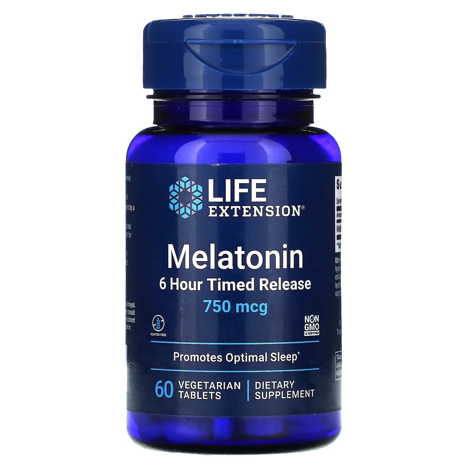 Life Extension, Melatonin, 6 Hour Timed Relea, 100 Tablets UPC 737870178866 | HiLife Vitamins