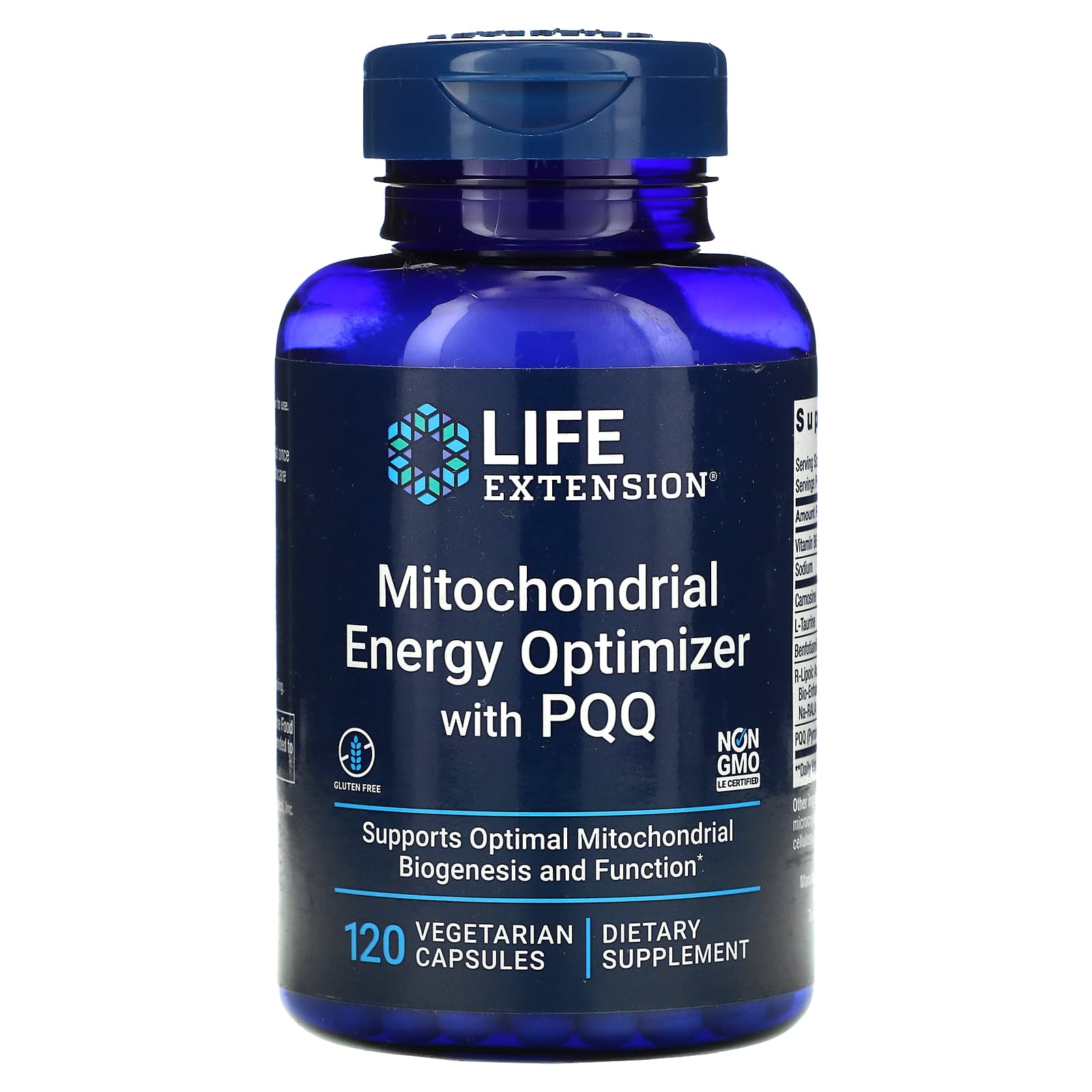 Life Extension, Mitochondrial Energy Optimize, 120 Capsules UPC 737870186816 | HiLife Vitamins
