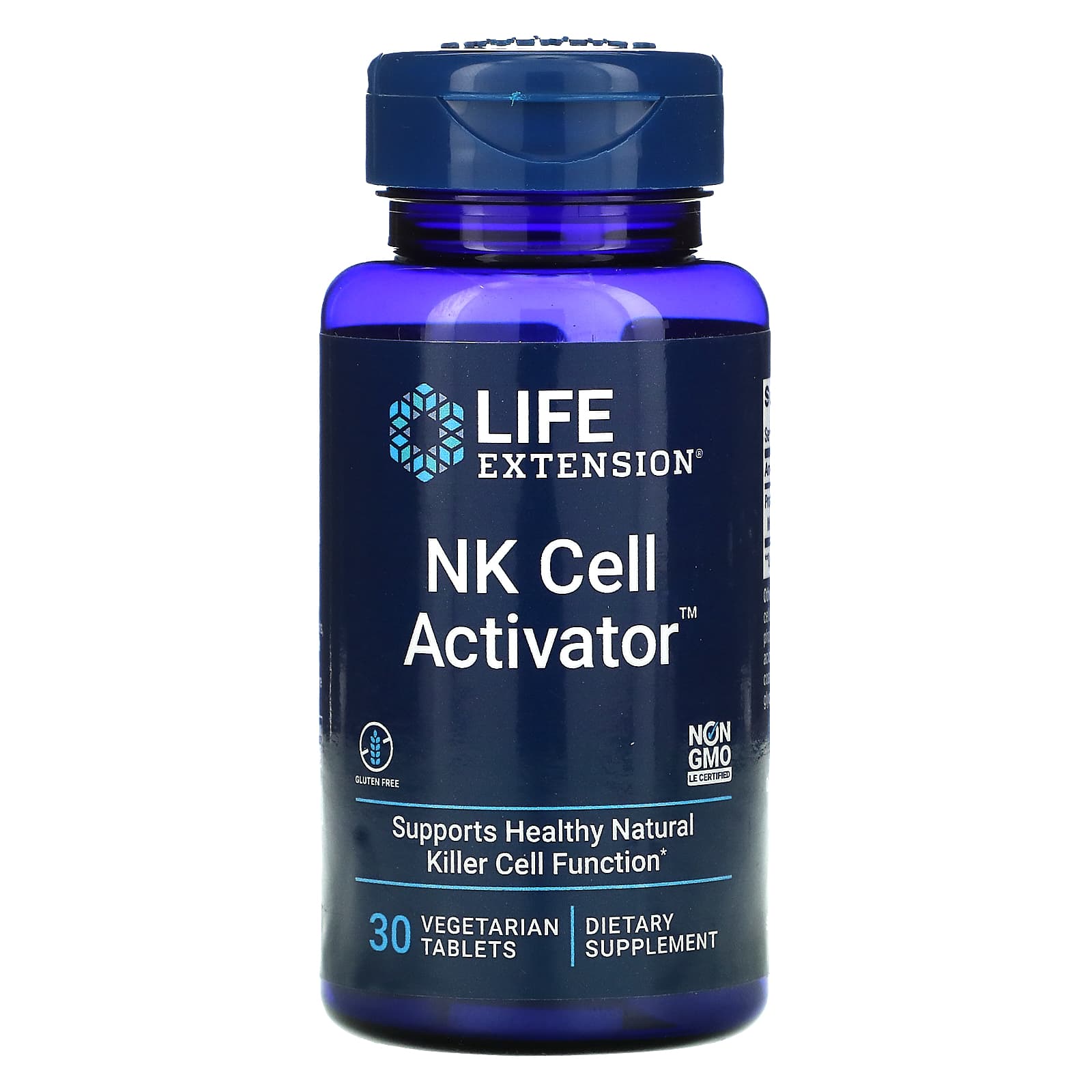 Life Extension, NK Cell Activator, 30 Tablets UPC 737870190332 | HiLife Vitamins