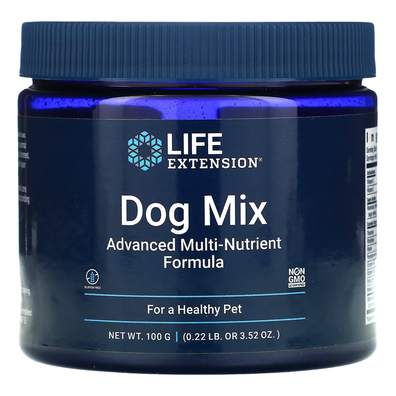Life Extension, Dog Mix, 100 gms UPC 737870193111 | HiLife Vitamins