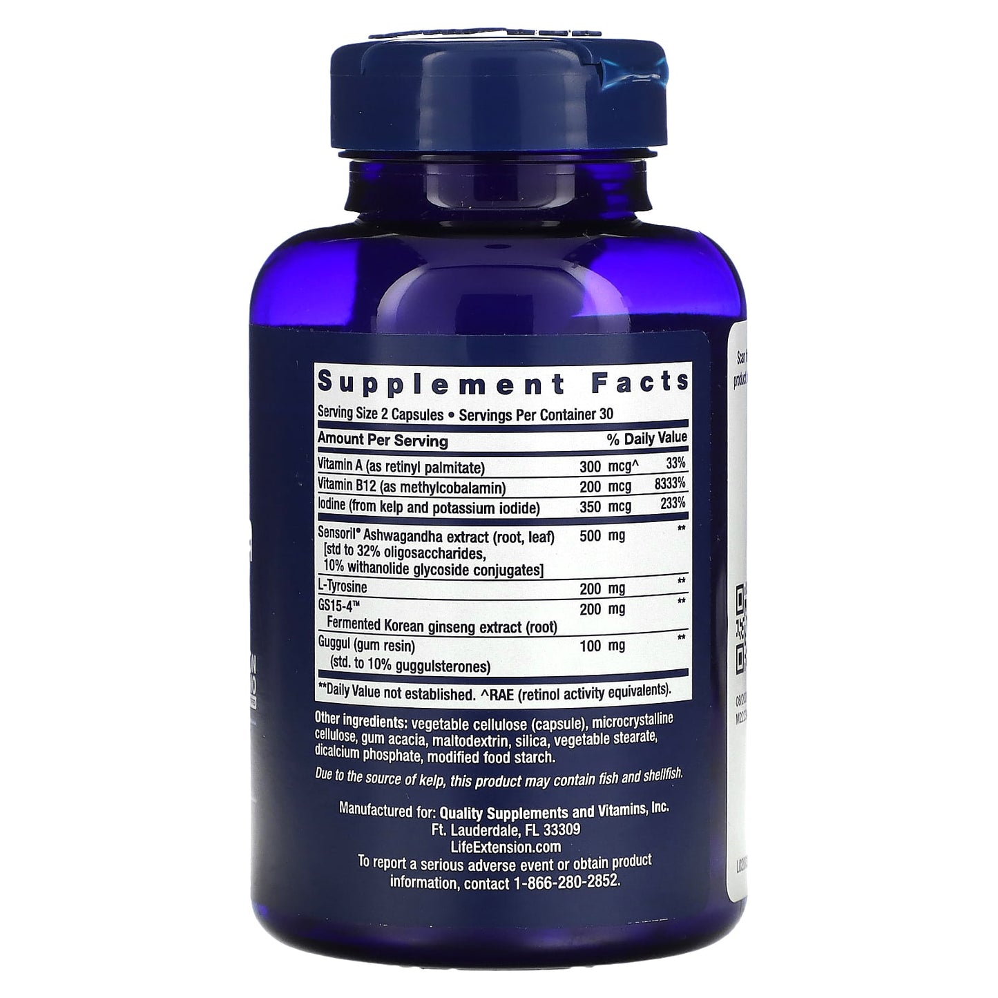 Life Extension, Triple Action Thyroid, 60 Capsules UPC 737870200369 | HiLife Vitamins