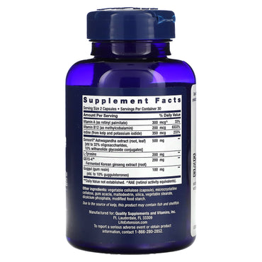 Life Extension, Triple Action Thyroid, 60 Capsules UPC 737870200369 | HiLife Vitamins
