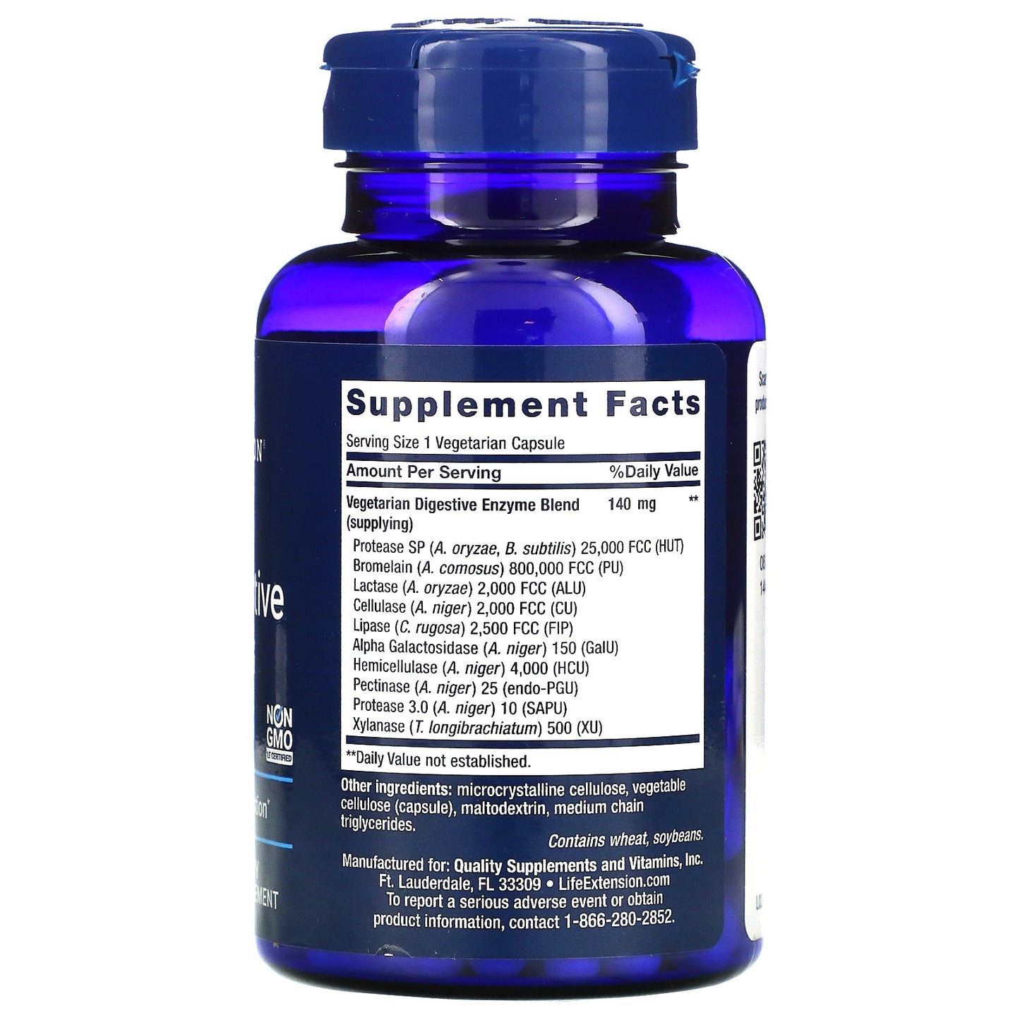 Life Extension, Enhanced Super Digestive Enzymes, 60 Vegetarian Capsules UPC 737870202165 | HiLife Vitamins