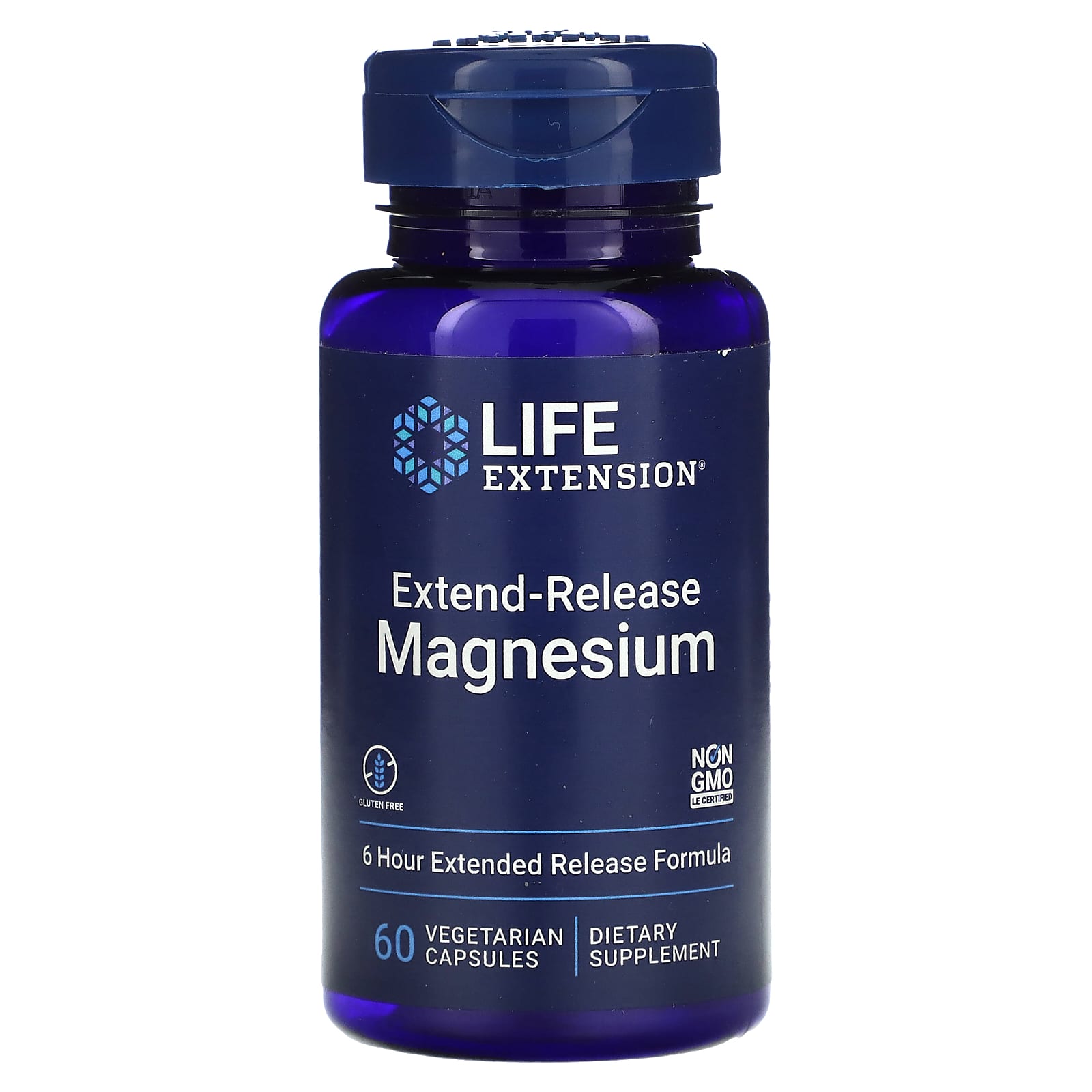 Life Extension, Extend-Release Magnesium, 60 Capsules UPC 737870210764 | HiLife Vitamins
