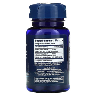 Life Extension, Glycemic Guard, 30 Vegetarian Capsules UPC 737870212232 | HiLife Vitamins