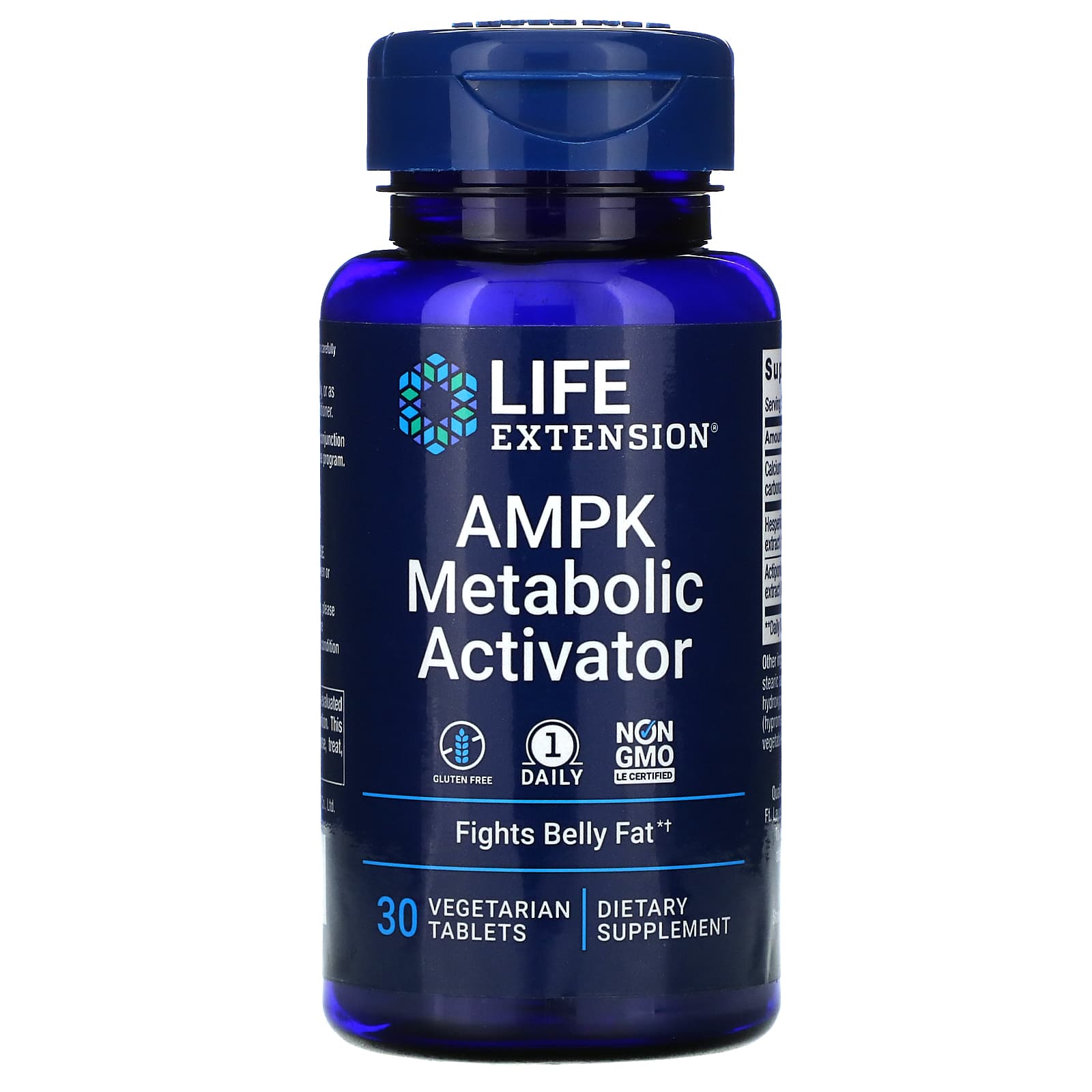 Life Extension, AMPK Metabolic Activator, 30 Vegetarian Capsules UPC 737870220732 | HiLife Vitamins